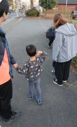 避難訓練の様子